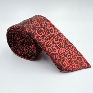 Classic Paisley Design Maroon Neck tie