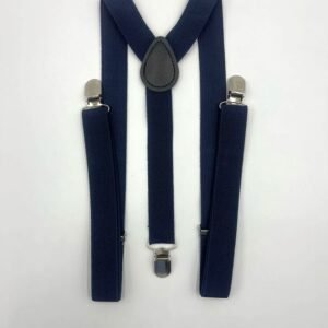 Y-Style Suspenders In Navy Blue