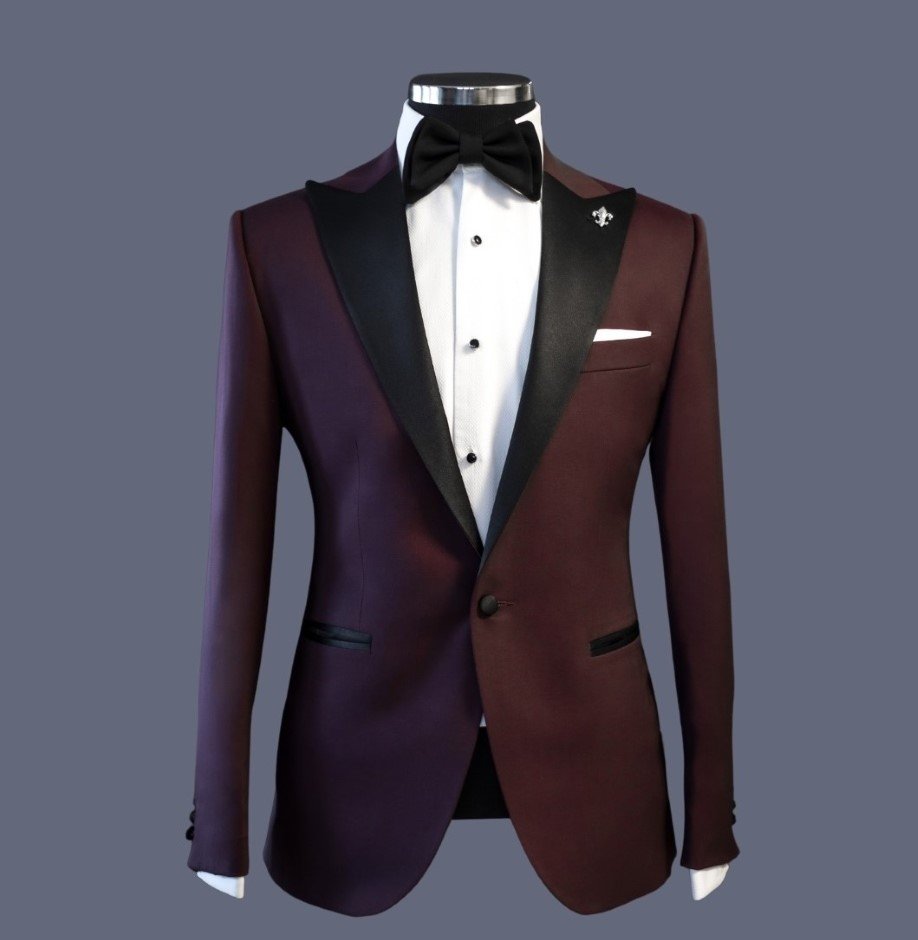 Brown tuxedo