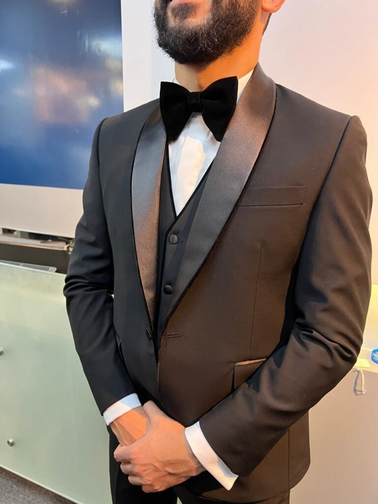 Black tuxedo